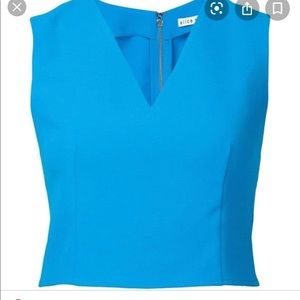 Alice + Olivia blue crop top size Large (fits smal